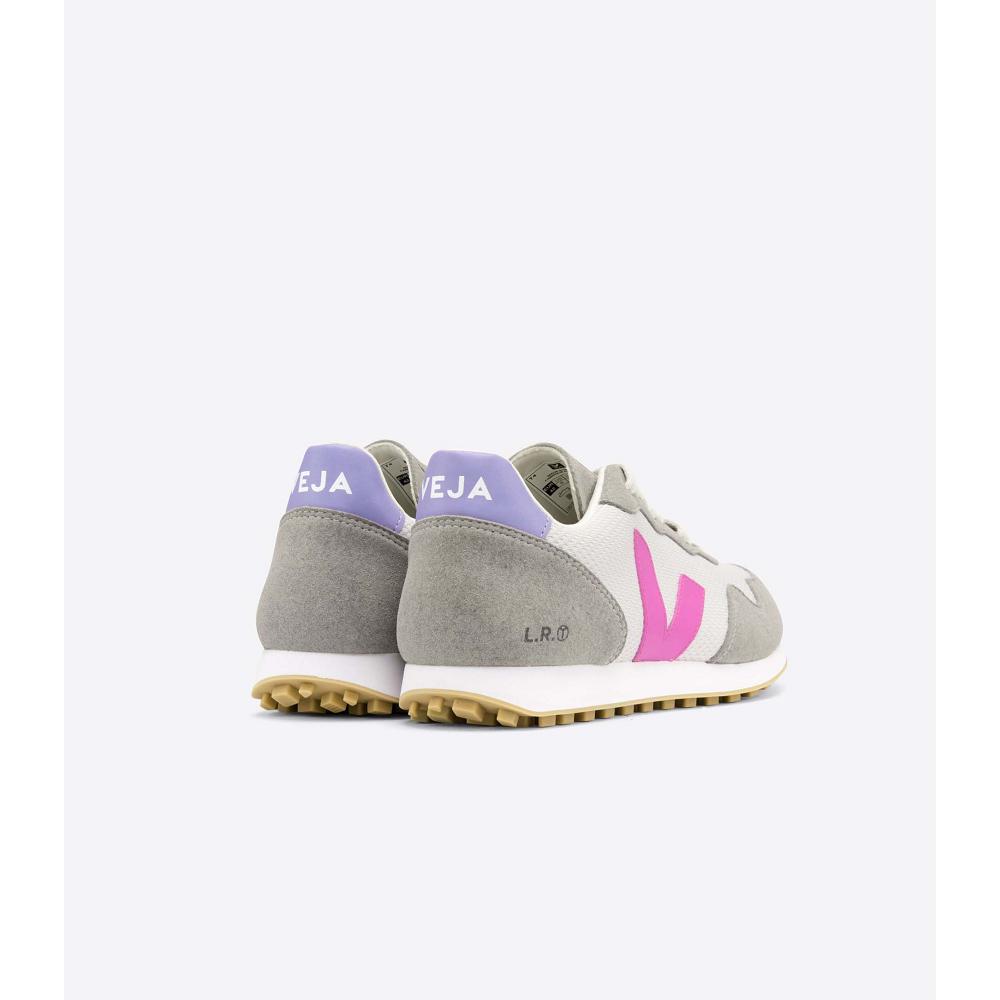 Veja SDU REC ALVEOMESH Loopschoenen Dames White/Grey | BE 434XYU